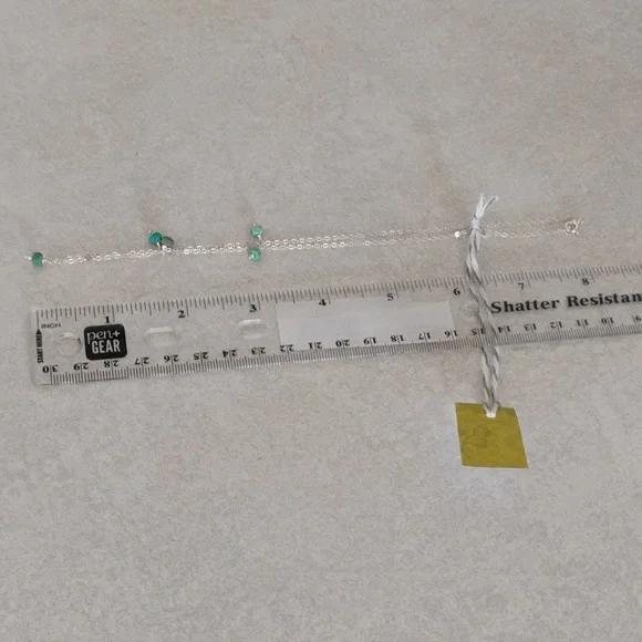 Sterling Silver Kingman Turquoise Necklace - Picture 6 of 10